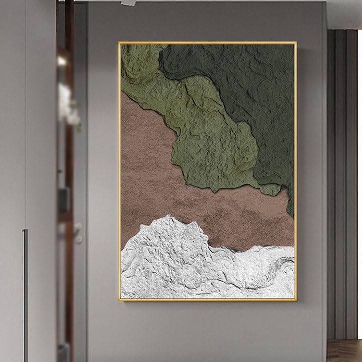 Amazon.co.jp: GDDZA 油絵リビングルームの床装飾絵画玄関アート